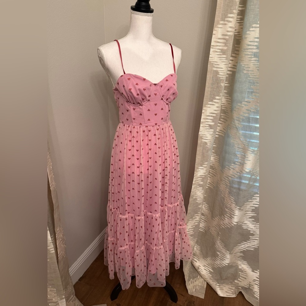 Betsey Johnson Heart Dress 🩷 - Picture 4 of 17